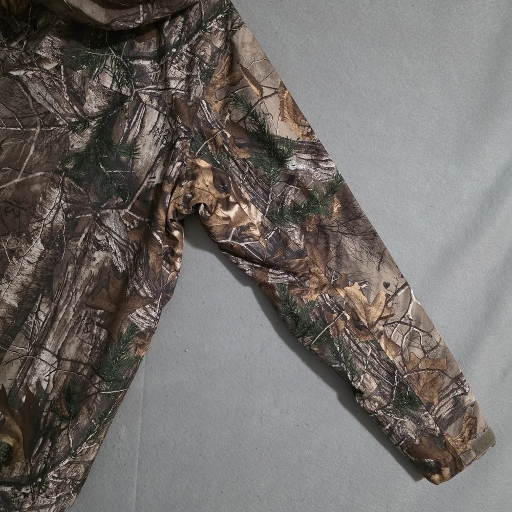 NWT Field & Stream Mens RealTree Hydroproof Camo Rain Jacket Size Medium